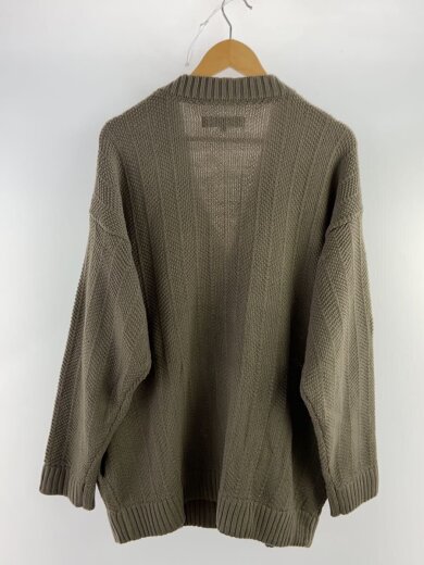 商品画像：Stripe Jacquard Knit Cardigan/L/アクリル/GRY/PF-242-006 2