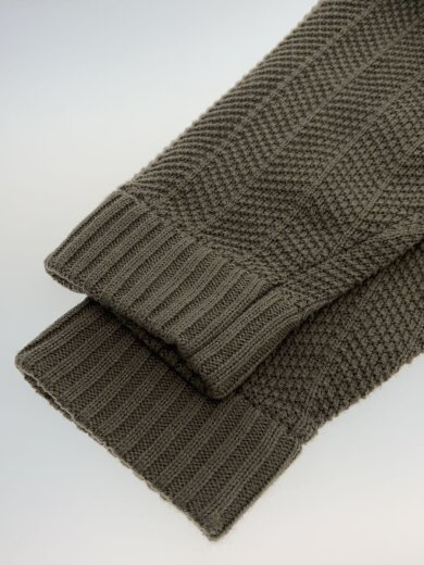 商品画像：Stripe Jacquard Knit Cardigan/L/アクリル/GRY/PF-242-006 5