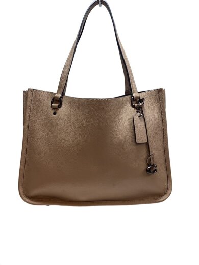 商品画像：タイラー・キャリーオール/レザー/BEG/無地 1