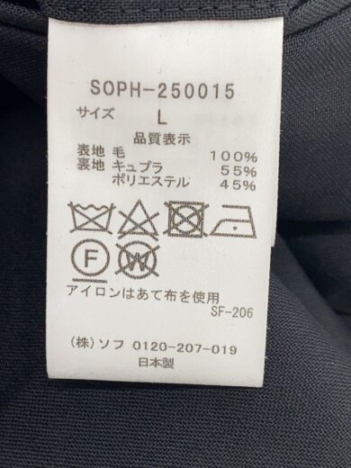 商品画像：スラックスパンツ/L/ウール/BLK/SOPH-250015 5