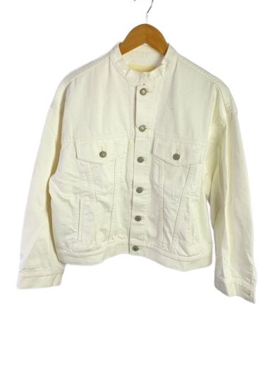 商品画像：Gジャン/S/コットン/WHT/無地/1625-105-5008 1