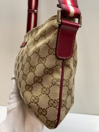 商品画像：GGキャンバス/ショルダーバッグ/キャンバス/BEG/総柄/189749 2