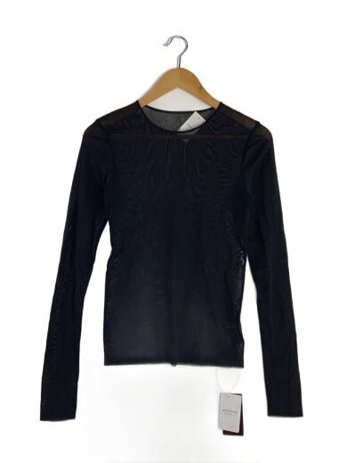 商品画像：Mesh Sheer ロンT 4/FREE/コットン/BLK/無地/25-070-922-1090-1-0 1