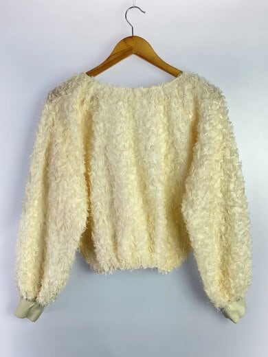 商品画像：長袖ブラウス/FREE/ポリエステル/CRM/無地/PV-010050-D 2