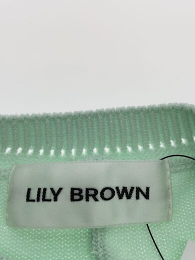 商品画像：25AW/スイセンモチーフニットワンピース/one/ポリエステル/BLU/LWNO261003 3