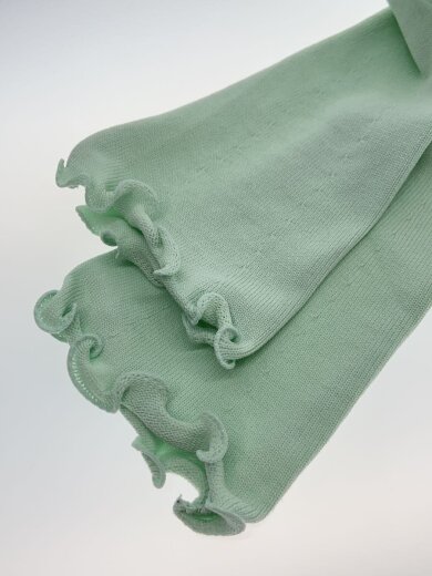 商品画像：25AW/スイセンモチーフニットワンピース/one/ポリエステル/BLU/LWNO261003 5