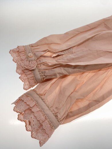 商品画像：モノグラムロゴ刺繍入りブラウス/コットン/PNK/A2121FB 121// 5