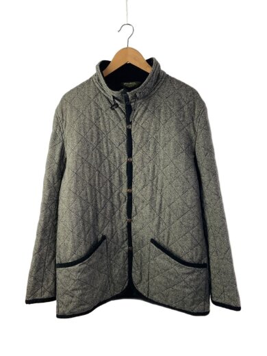 商品画像：キルティングジャケット/L/ツイード/GRY/001-9194 1