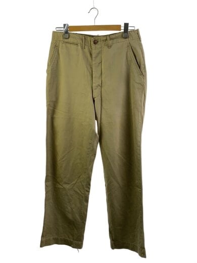商品画像：40～50s/M-45/CHINO TROUSERS/尿素ボタン/ボトム/34/コットン/BEG 1