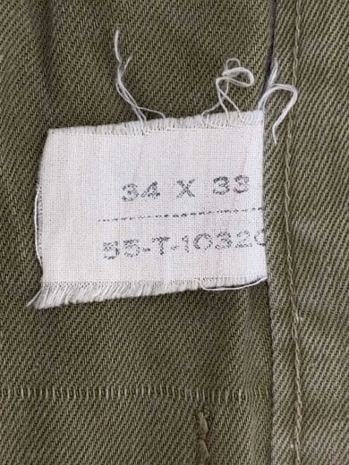 商品画像：40～50s/M-45/CHINO TROUSERS/尿素ボタン/ボトム/34/コットン/BEG 4