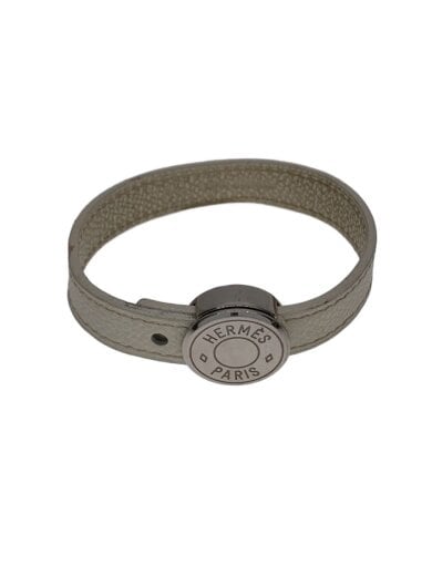 商品画像：■ルーピング/ブレスレット/レザー/WHT/レディース 1