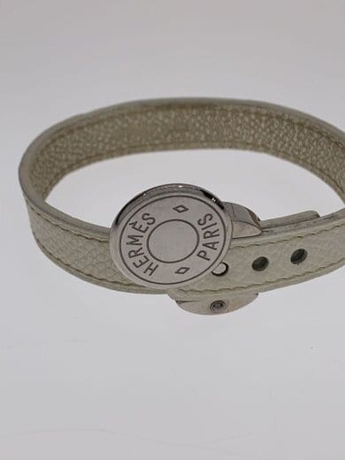 商品画像：■ルーピング/ブレスレット/レザー/WHT/レディース 3