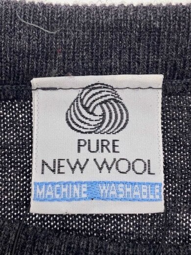 商品画像：PURE NEW WOOL/UK製/ニット・セーター(薄手)/S/ウール/GRY// 3