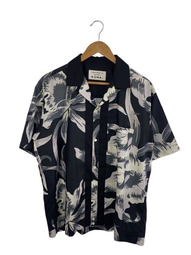 商品画像：半袖シャツ/L/ポリエステル/BLK/総柄/20-051-464-6010-1-0 1