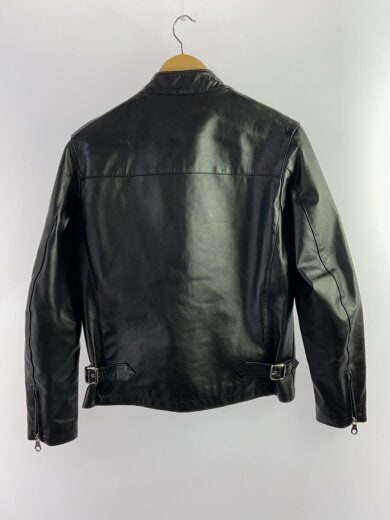 商品画像：シングルライダースジャケット/48/馬革/BLK/無地/H-502 2