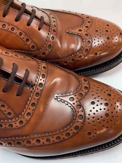 商品画像：Wチップ/ドレスシューズ/--/BRW/レザー/F236518 0912 6