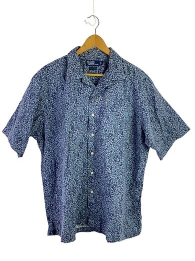 商品画像：CALDWELL/半袖シャツ/L/コットン/BLU/花柄 1