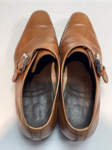 商品画像：シングルモンク/ドレスシューズ/UK7.5/BRW/レザー 3