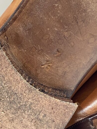 商品画像：シングルモンク/ドレスシューズ/UK7.5/BRW/レザー 5