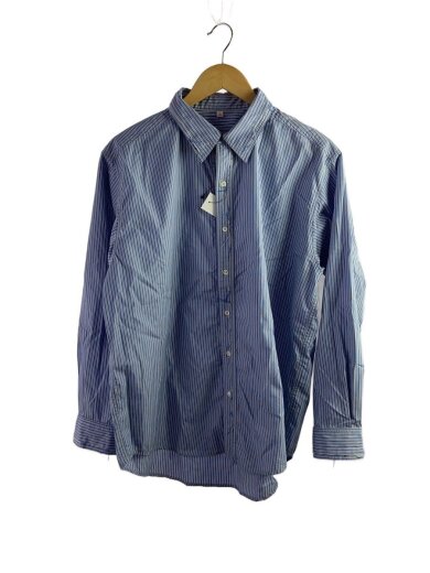 商品画像：長袖シャツ/1/コットン/BLU/ストライプ 1