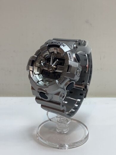 商品画像：クォーツ腕時計_G-SHOCK/デジアナ/ラバー/SLV/SLV/SS 2