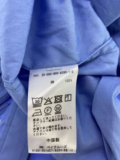 商品画像：ハイカウントタイプライターショートシャツ長袖シャツ/--/コットン/BLU/25-050-900-9280-1-0 4