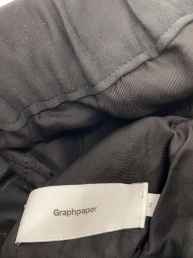 商品画像：26SS/Compact Ponte Wide Tapered Chef Pants/2/コットン/BLK/ 4