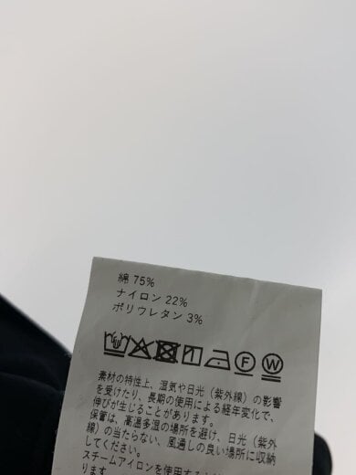 商品画像：26SS/Compact Ponte Wide Tapered Chef Pants/2/コットン/BLK/ 5