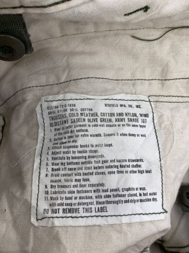 商品画像：M-65/TALON/カーゴパンツ/M/コットン/KHK/8415-782-2954 3