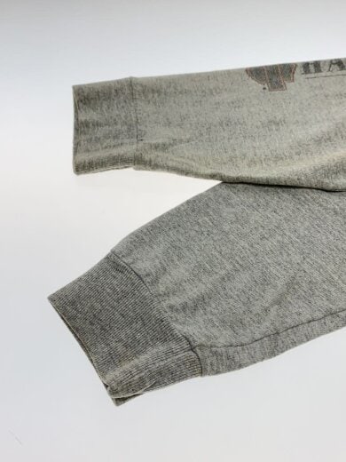 商品画像：長袖Tシャツ/M/コットン/GRY 4