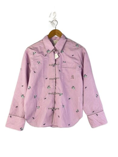 商品画像：26SS/チャイナスリーピングシャツ/one/コットン/PNK/ストライプ/LWFB261179 1