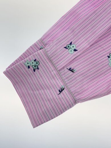 商品画像：26SS/チャイナスリーピングシャツ/one/コットン/PNK/ストライプ/LWFB261179 5
