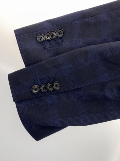 商品画像：テーラードジャケット/--/ウール/NVY/オンブレCK// 5