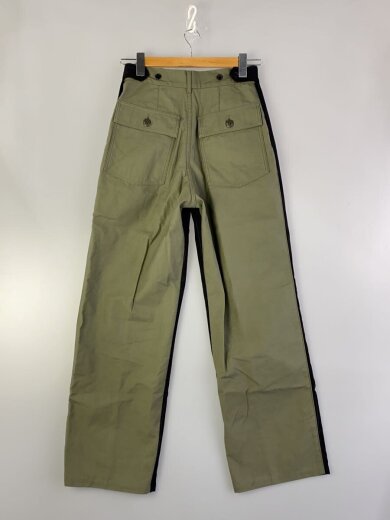 商品画像：ドッキング/スラックス×ベイカーパンツ/ボトム/2/ウール/BLK/ストライプ/I24AW-PT160 2