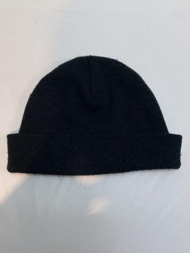 商品画像：19FW/Metal Plate Beanie/ニットキャップ/アクリル/BLK/使用感有 2