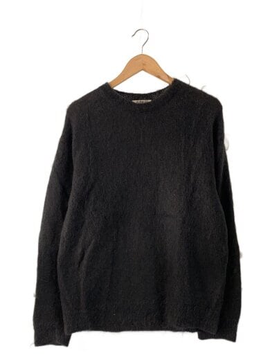 商品画像：BRUSHED SUPER KID MOHAIR KNIT P/O/1/モヘア/GRY/a24ap05km// 1