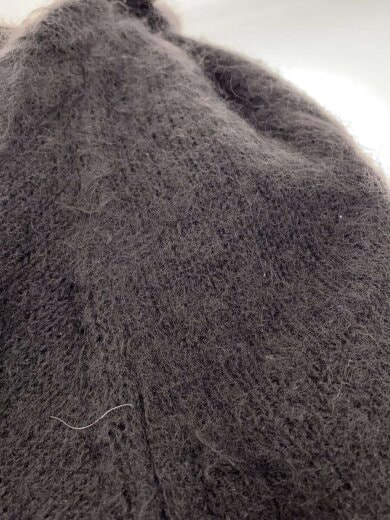 商品画像：BRUSHED SUPER KID MOHAIR KNIT P/O/1/モヘア/GRY/a24ap05km// 7