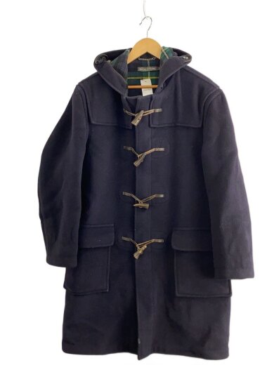 商品画像：80s/WOOL DUFFEL COAT/ENGLAND製/40/ウール/NVY/チェック 1