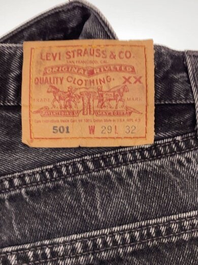 商品画像：90S/USA製/501/29/デニム/BLK/6501-0660// 4