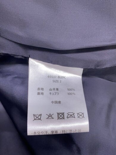 商品画像：65537/EMERGENCE JACKET/2/山羊革/BLK/65537-BL01C// 4