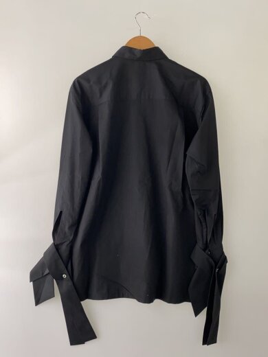 商品画像：25AW/Ribbon Cuffs Shirt/3/コットン/BLK/U743-B03-003// 2