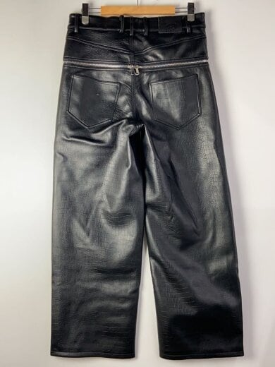 商品画像：GOAR.ARCHIVE/CROCO ZIPPER PANTS/ボトム/L/フェイクレザー/BLK// 2