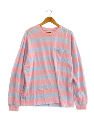 商品画像：25FW/Stripe Pocket L/S Top/M/コットン/PNK/ボーダー 1