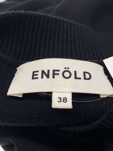 商品画像：スクエアスリーブPULLOVER/長袖ワンピース/38/コットン/BLK/300FS170-1010// 3