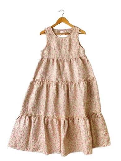 商品画像：24AW/petit flower back openワンピース/FREE/PNK/282450301301-01// 1