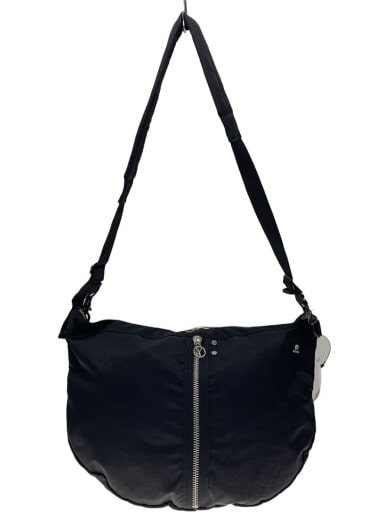 商品画像：NYLON ZIPPER MESSANGER BAG/ショルダーバッグ/--/BLK// 1
