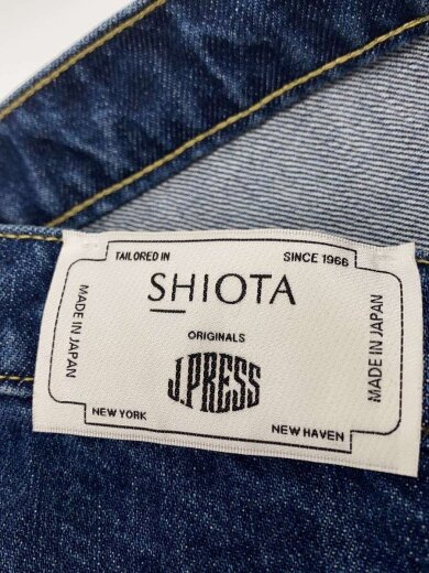 商品画像：SHIOTA 5 Pocket Piped Stem Denim Pants/32/IDG/PPOALM9070// 4