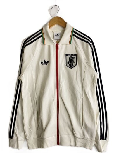 商品画像：サッカー日本代表 2026 アウェイ アンセムジャケット/M/コットン/WHT/KA1514// 1