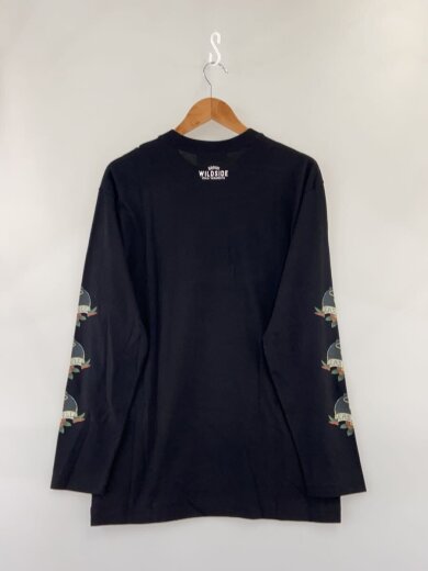 商品画像：WILDSIDE × BROSHLongSleeveT-Shir/3/コットン/BLK/無地/SS-T93-// 2