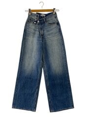 CROSS WAIST WIDE/ストレートパンツ/0/デニム/IDG/010JAA11-1451//